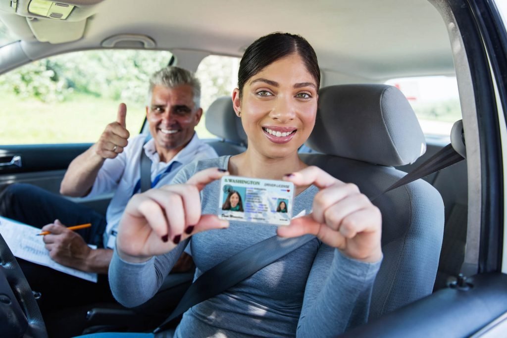 Woman-passes-Washington-drive-test-with-Defensive-Driving-School-1024x683-1.jpg